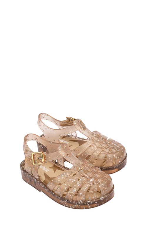 Melissa Kids' Possession Metallic Jelly Sandal In Brown