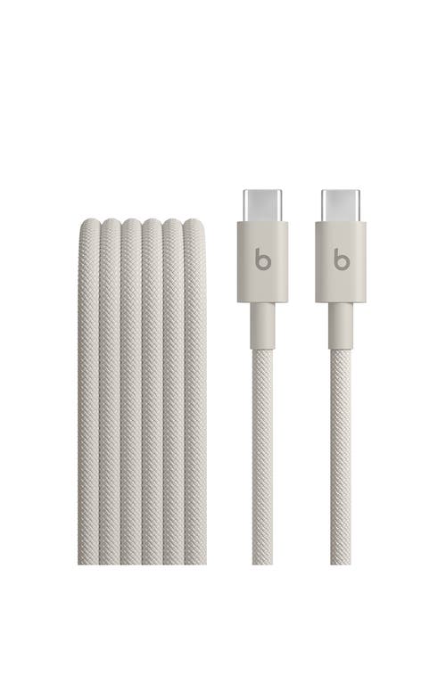 Beats by Dr. Dre™ USB-C to USB-C Woven Cable in Surge Stone at Nordstrom