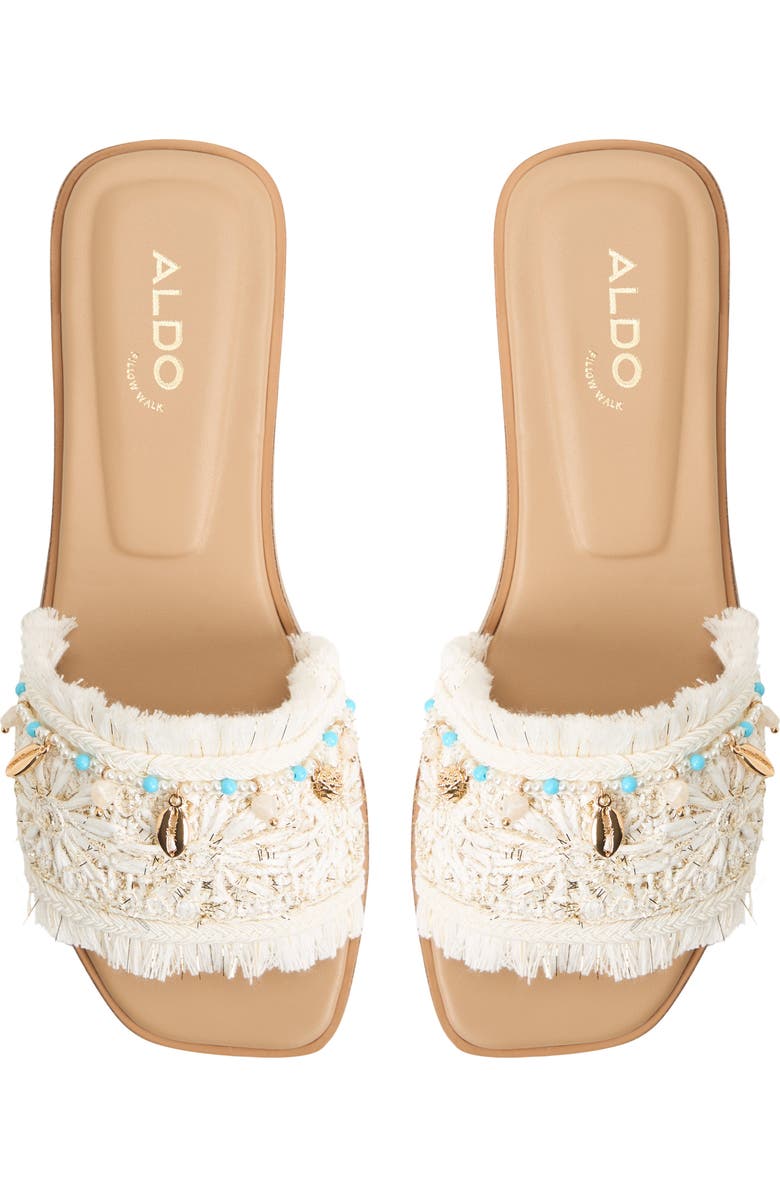 ALDO Aurana Embellished Slide Sandal, Alternate, color,