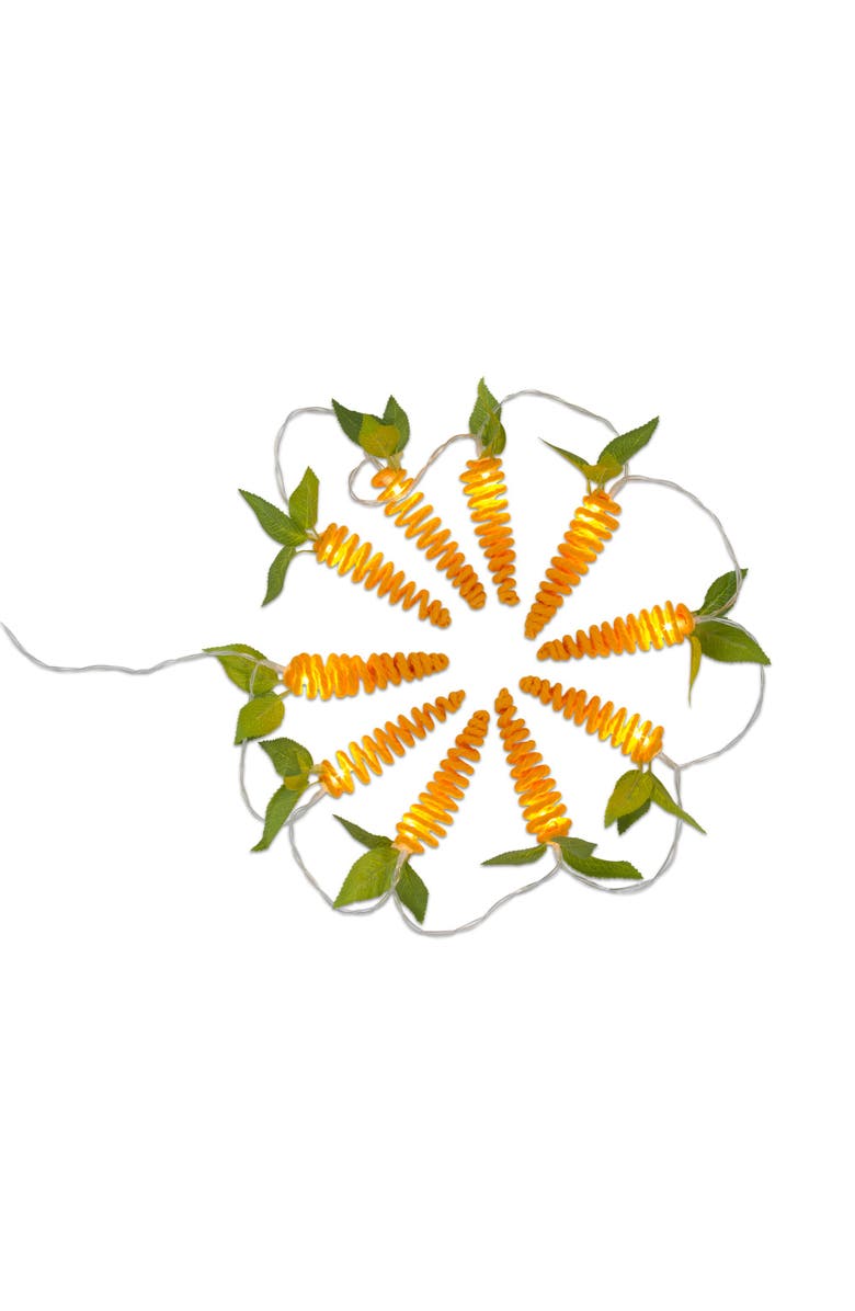 tag Carrot String Lights LED Indoor Home Decor With Timer, Main, color, Orange