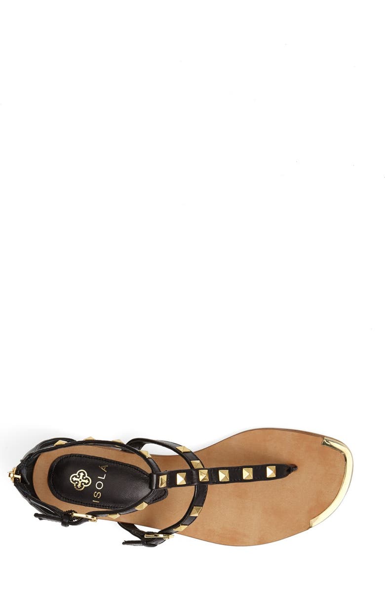Isolá 'Adie' Studded Leather Thong Sandal, Alternate, color,