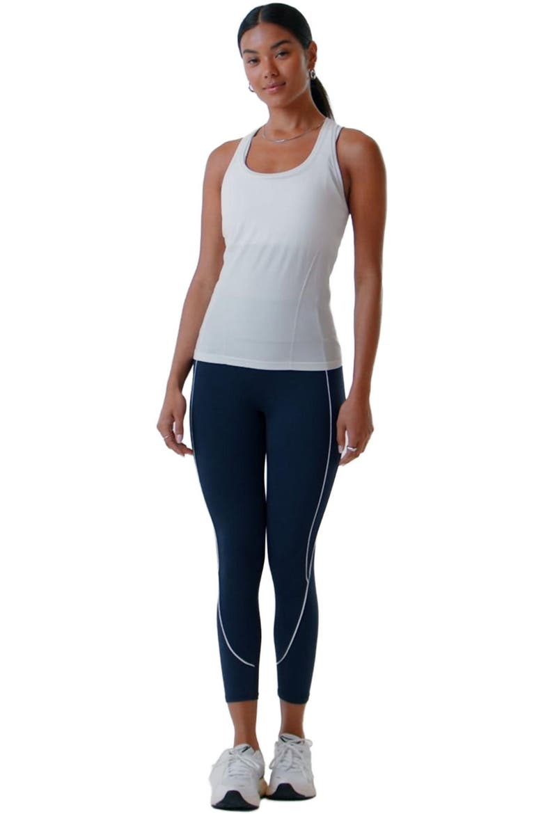 Women's Feather Tech+ Racerback Tank, Alternate, color, Classic White