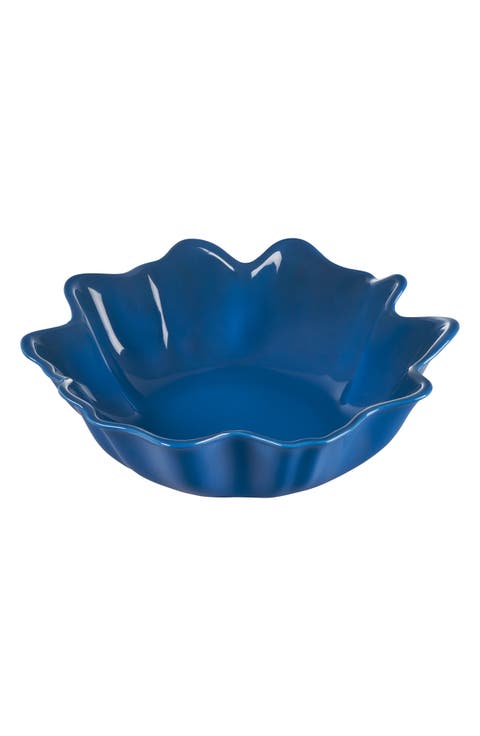 Iris Stoneware Ruffle Serving Bowl