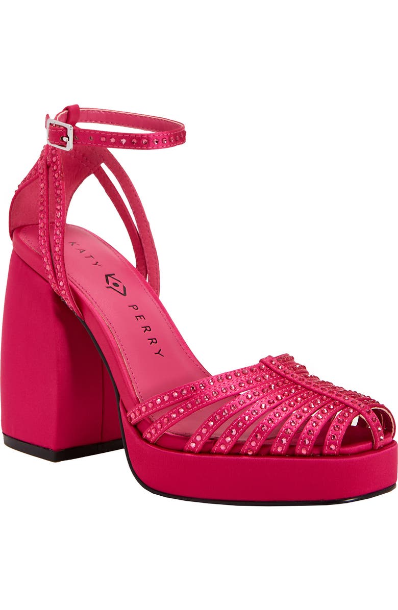 Katy Perry The Uplift Platform Sandal, Main, color, Luminous Pink