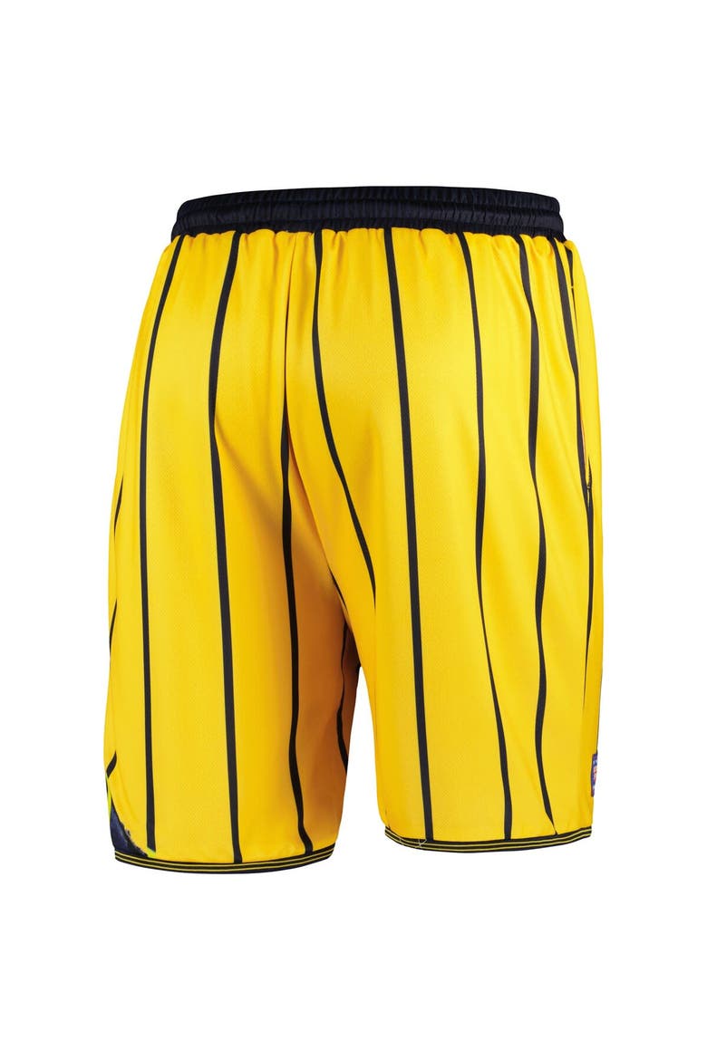 Unisex NBA & KidSuper Studios by Fanatics Gold Indiana Pacers Hometown Shorts, Alternate, color, Yellow