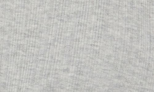 Calvin Klein Refined Rib Lightly Lined Bralette In Gray