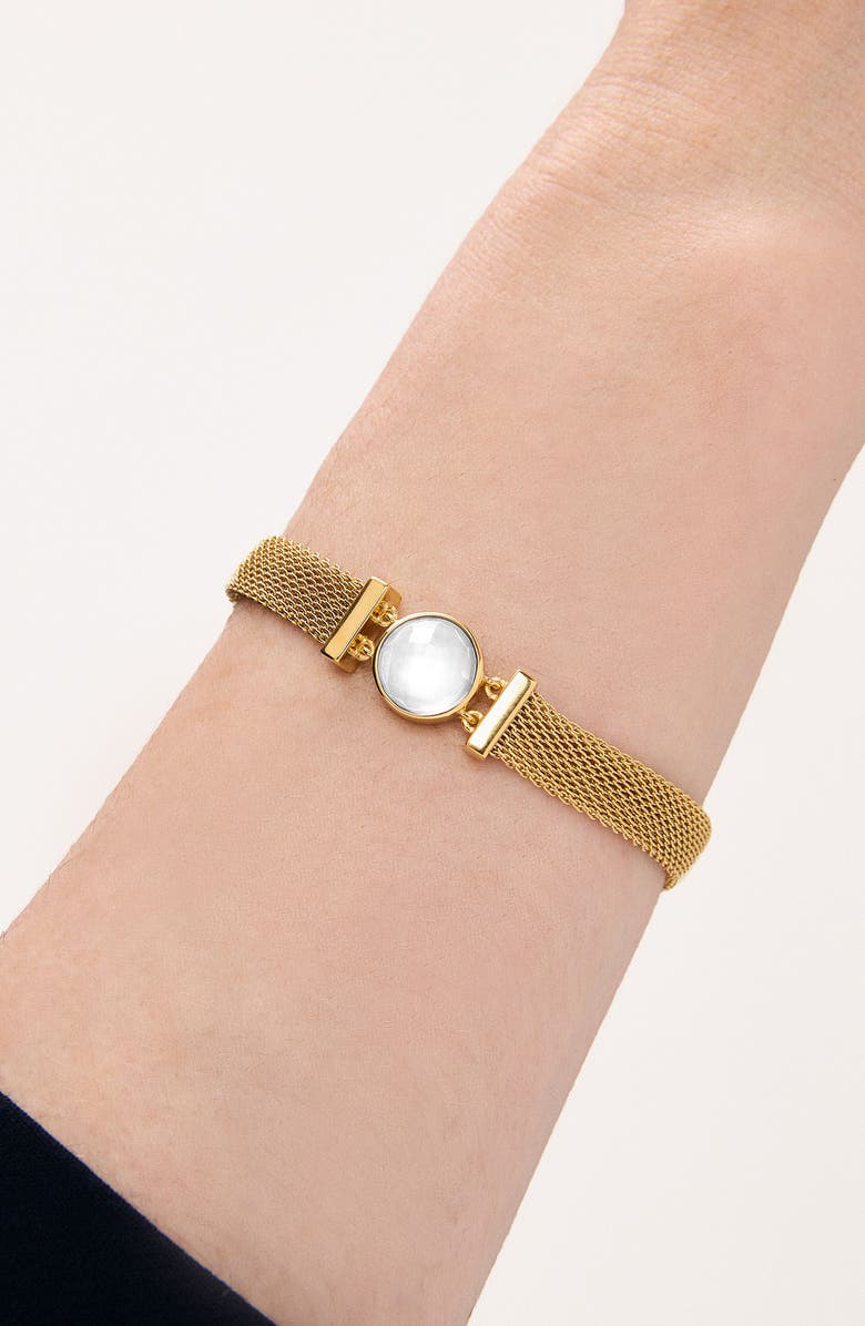 Dean Davidson Galleria Chain Bracelet, Alternate, color, Iridescent Pearl/ Gold