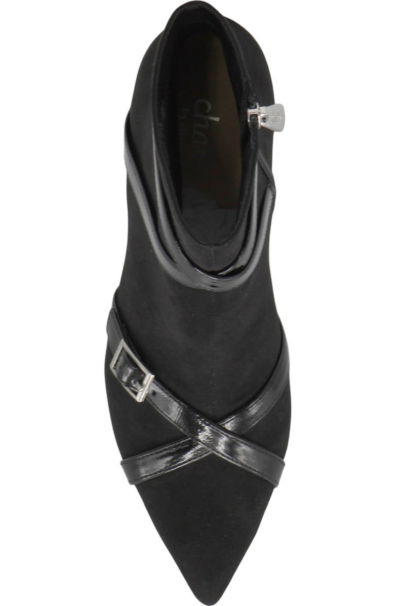 Charles by Charles David Annie Buckle Strap Bootie, Alternate, color, Black