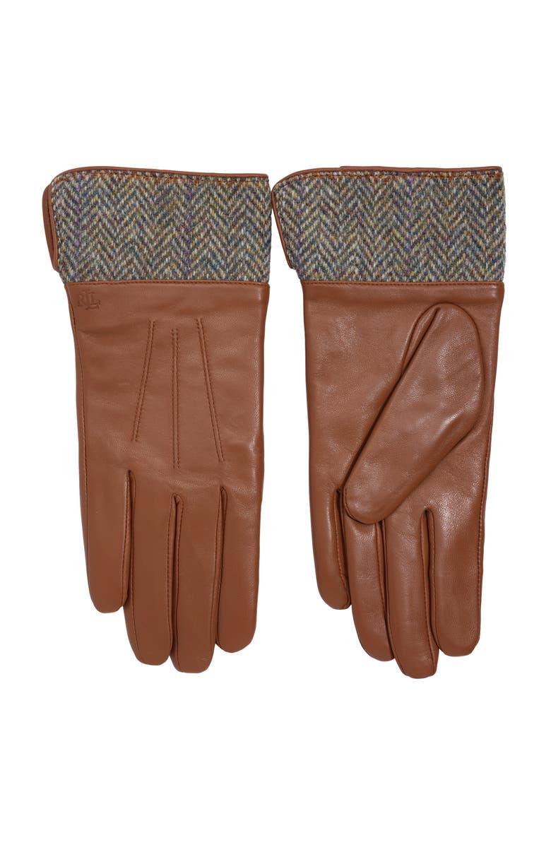 Lauren Ralph Lauren Menswear Hybrid Glove, Alternate, color, Cuoio