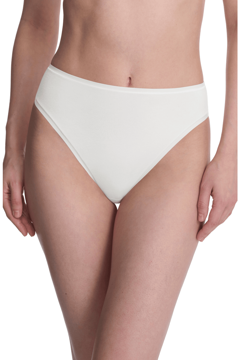 Bliss Bare Cotton High Cut Brief, Main, color, Ivory