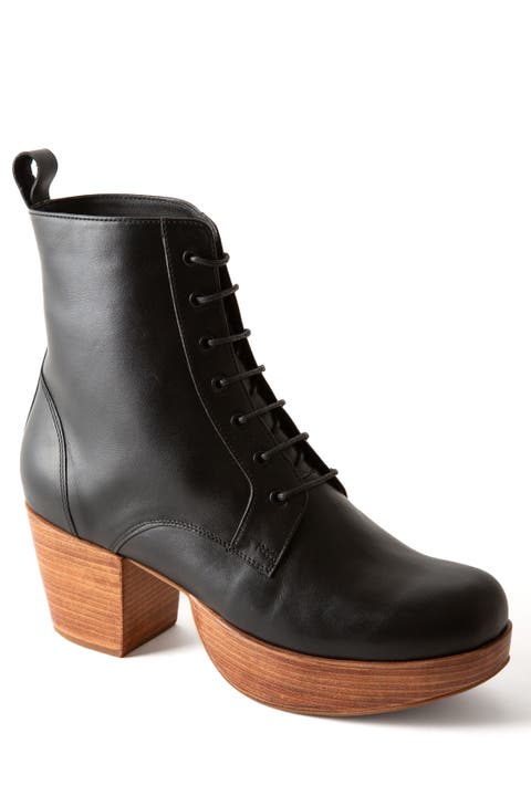 Bernadette Lace-Up Platform Boot