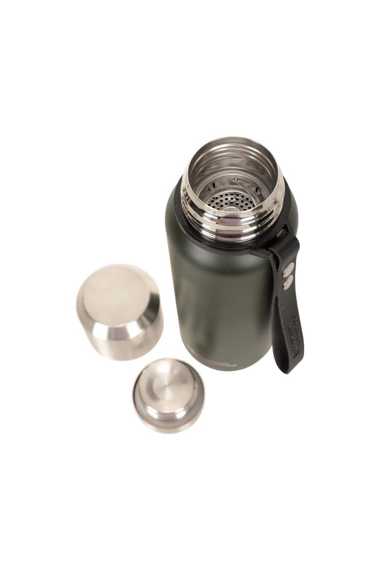 Matte Double-Walled 16.9floz Flask, Alternate, color, Khaki Green
