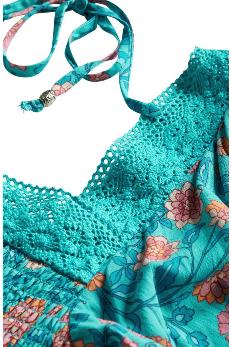 Aurora Puff Sleeve Top, Alternate, color, TURQUOISE