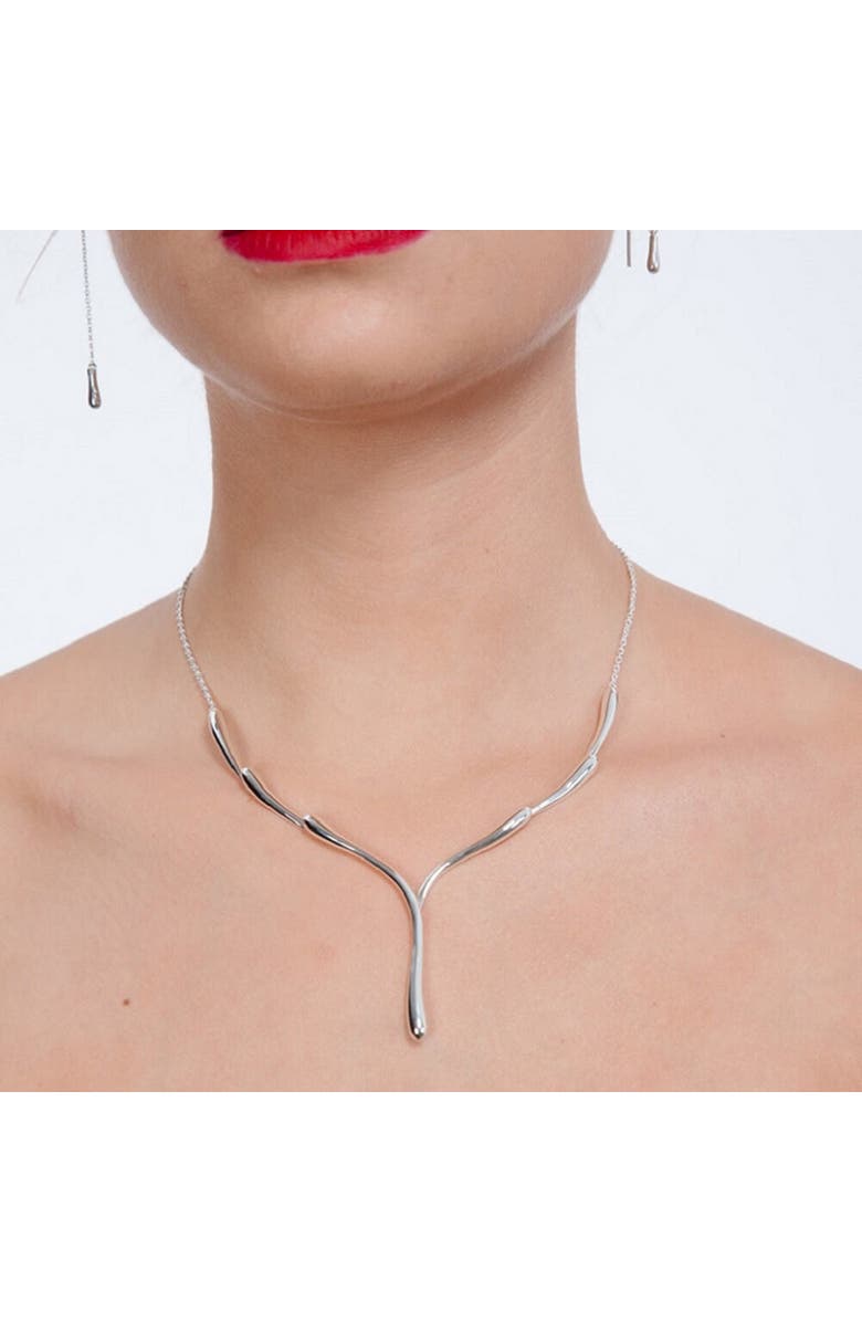 Lucy Quartermaine Single Melting Necklace, Alternate, color,