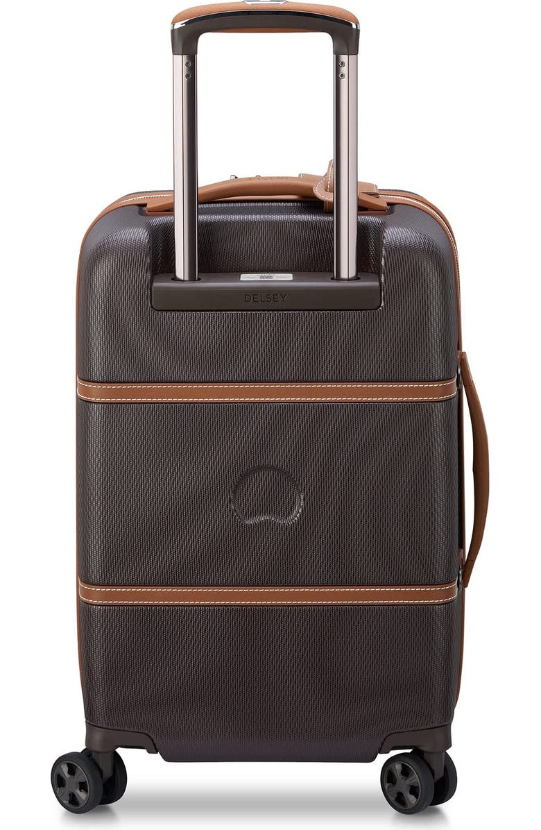 Delsey Paris Chatelet Air 2.0 Carry on 19 Inch Hardside Luggage with Spinner Wheels, Alternate, color, Chocolate Brown