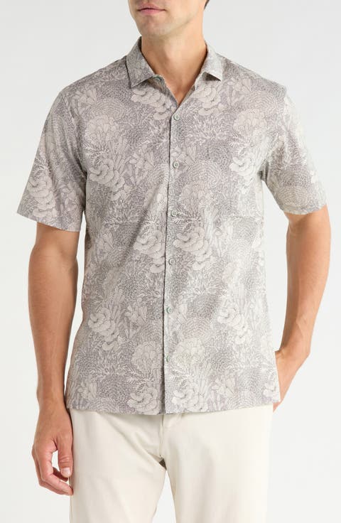 Good Reef Short Sleeve Button-Up Shirt