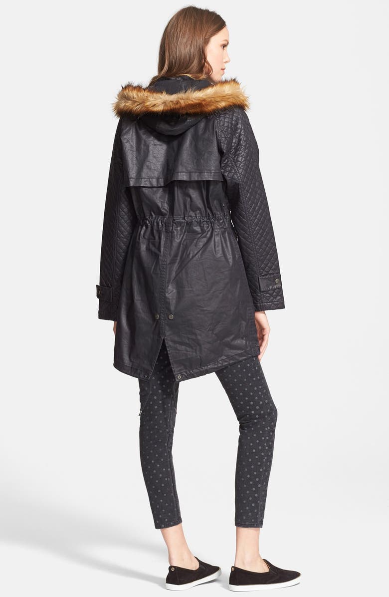 Current/Elliott 'The Stiletto' Destroyed Skinny Jeans, Alternate, color, 