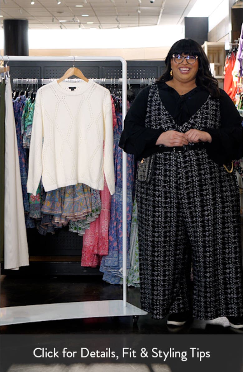 High-Low Crewneck Sweater, sales video thumbnail