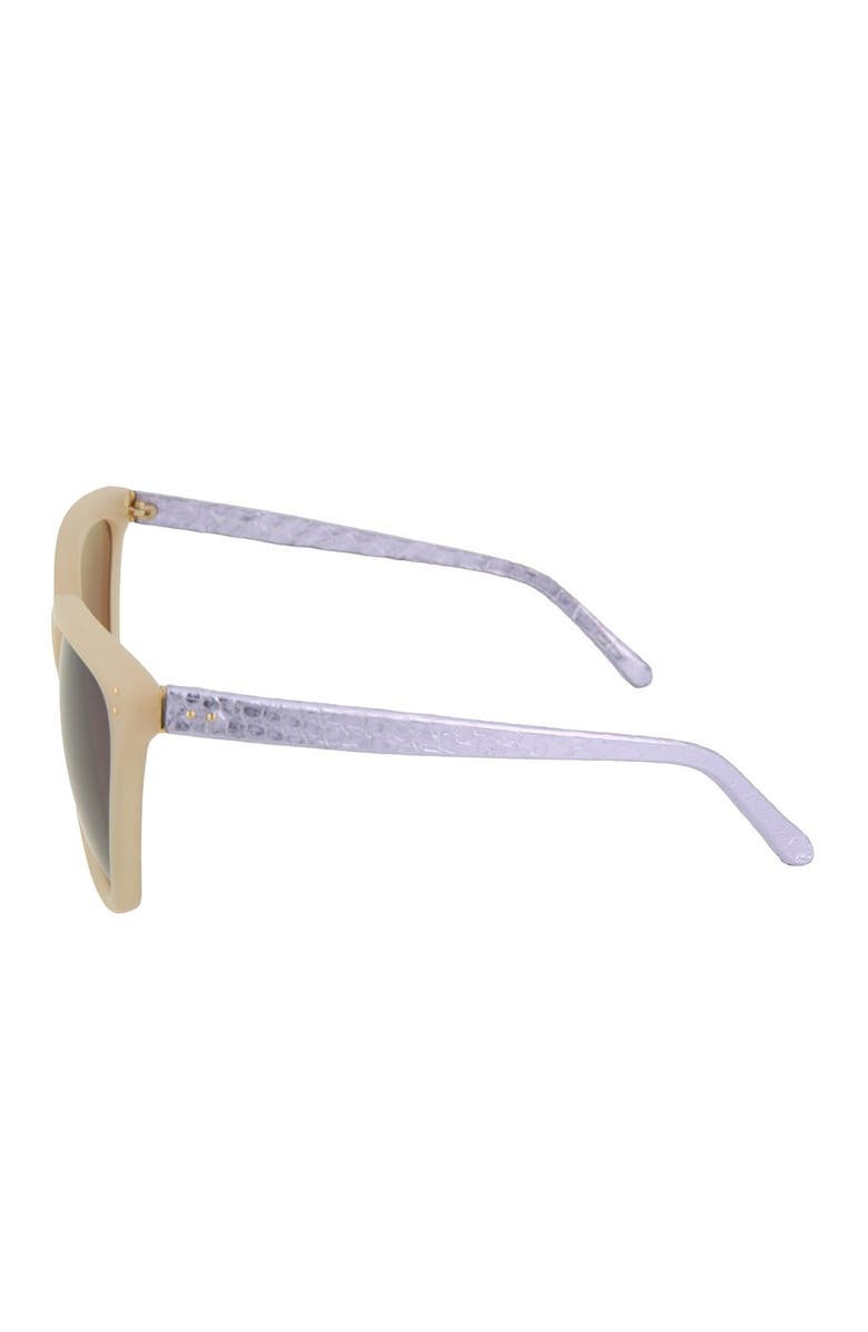 Linda Farrow 58mm Novelty Sunglasses, Alternate, color, 