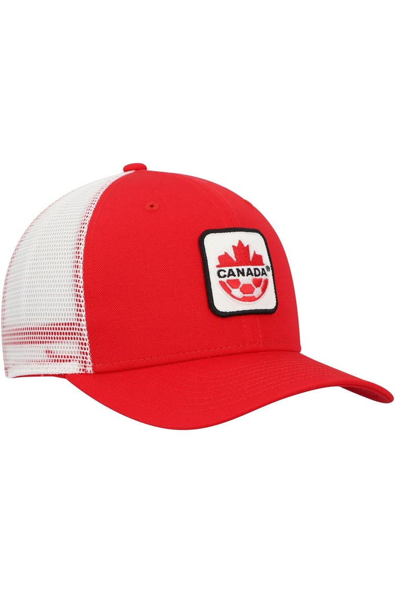 Men's Nike Red Canada Soccer Classic99 Trucker Snapback Hat, Alternate, color, Red