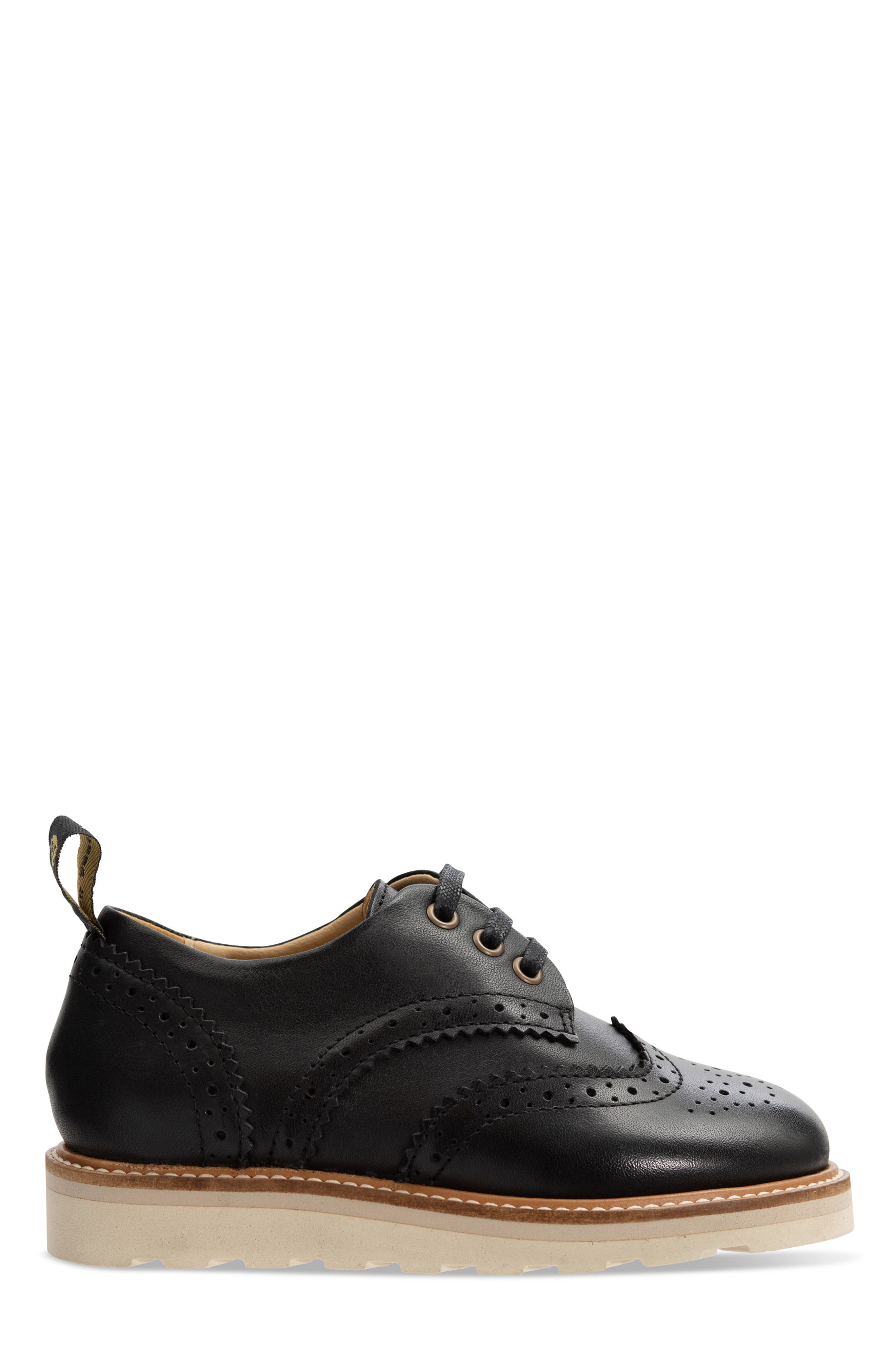 Brando Kids Brogue Shoe, Alternate, color, Black