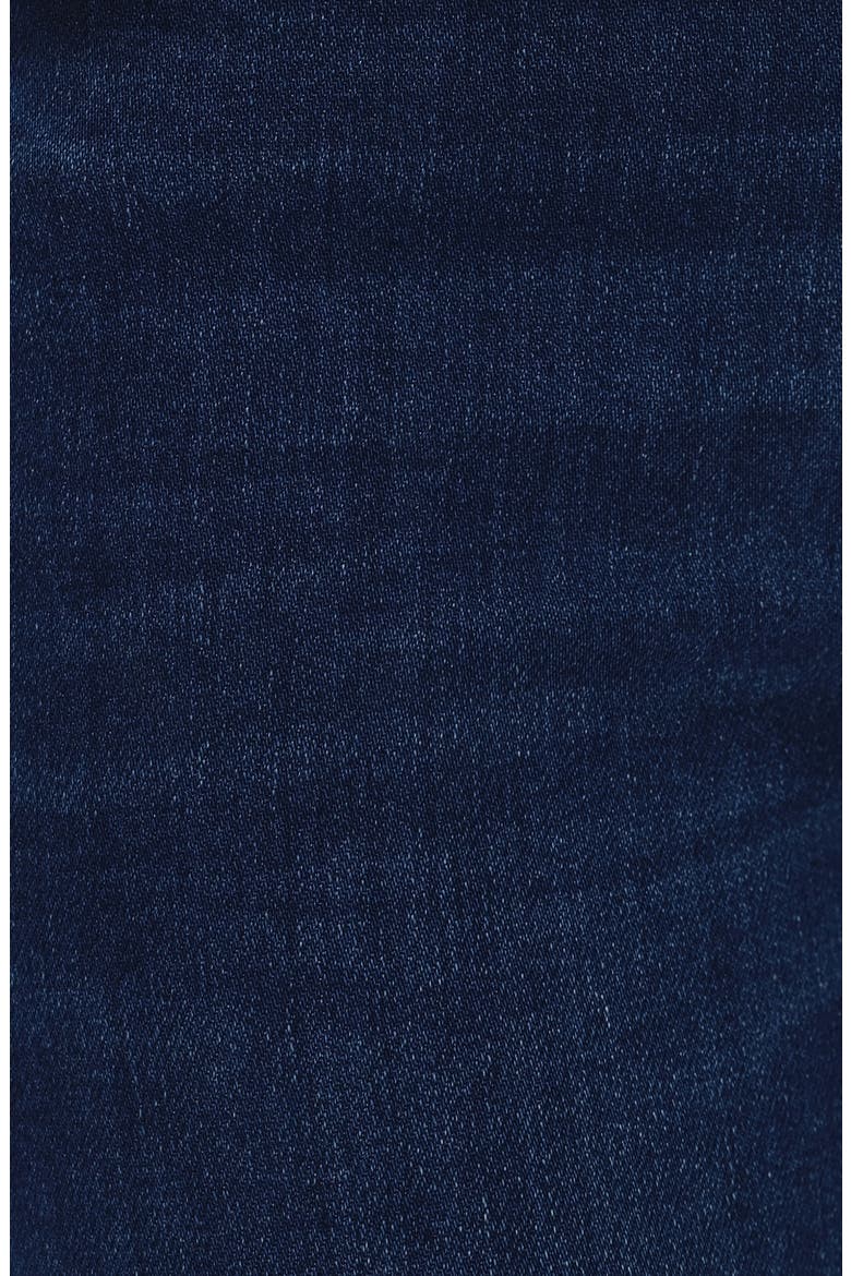 Split Hem Mid Rise Flare Jeans, Alternate, color, DARK BLUE