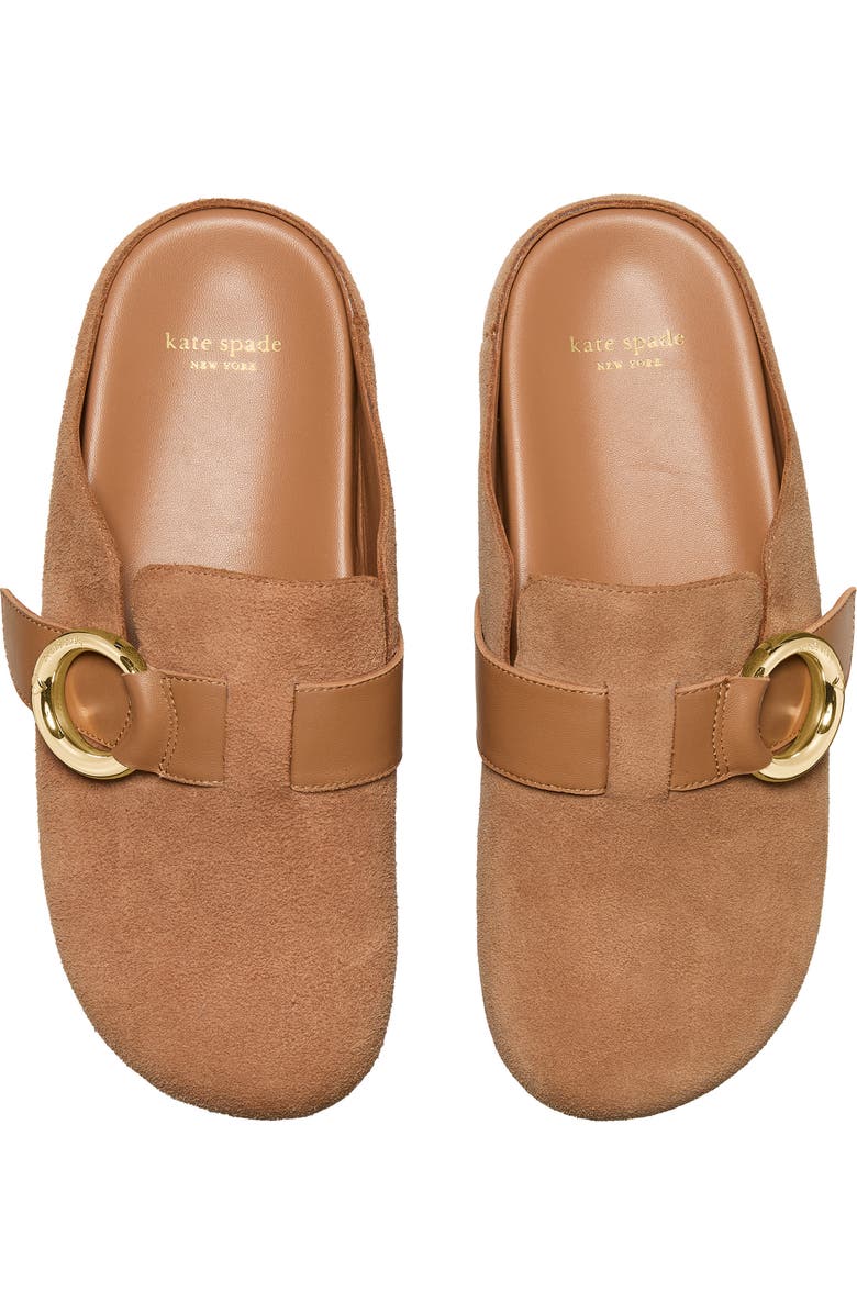 Kate Spade New York halo suede clog, Alternate, color, Bungalow