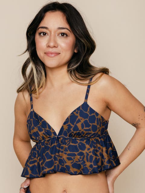 Flowy Tankini Bikini Top