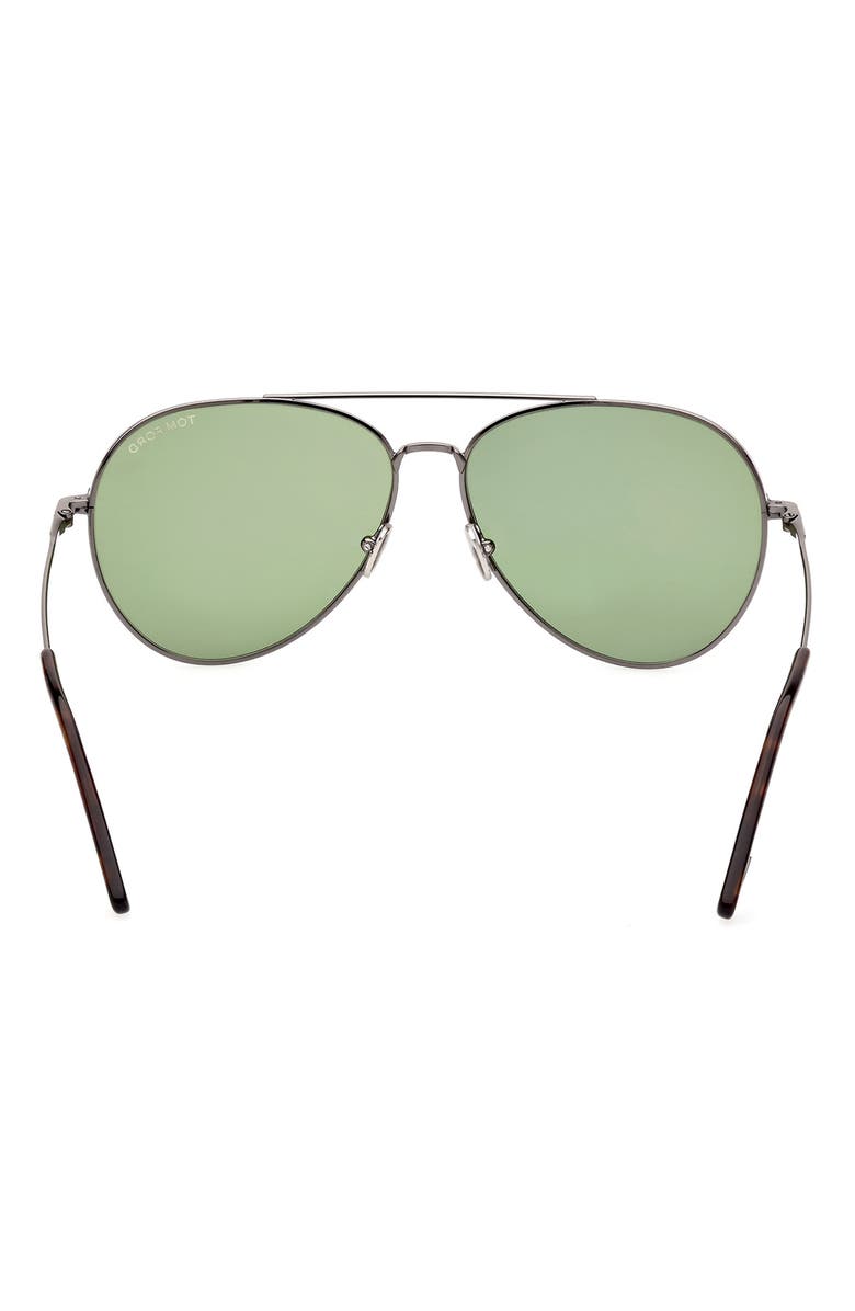 TOM FORD Dashel-02 62mm Oversize Aviator Sunglasses, Alternate, color, 