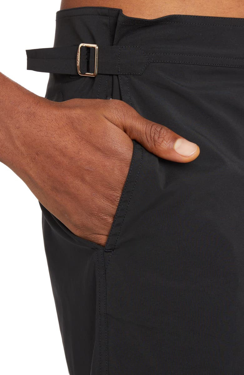 TOM FORD Compact Poplin Swim Trunks, Alternate, color, 