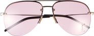 Saint Laurent 59mm Aviator Sunglasses