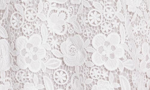 ENGLISH FACTORY ENGLISH FACTORY GUIPURE LACE MINIDRESS