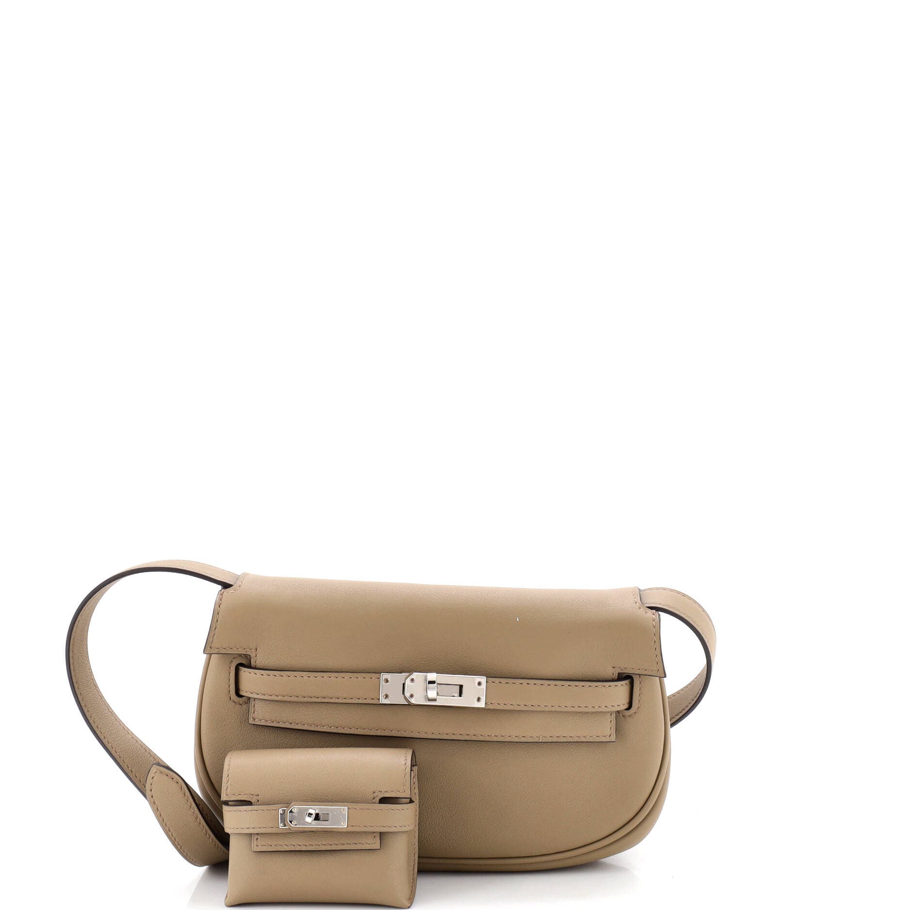 Pre-Owned Hermes Kelly Moove Bag Swift, Alternate, color, Beige Marfa