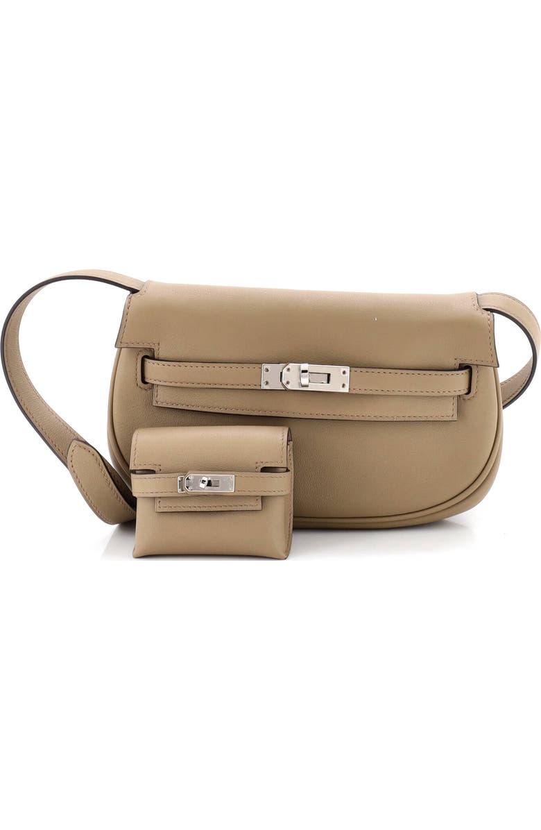 Pre-Owned Hermes Kelly Moove Bag Swift, Alternate, color, Beige Marfa