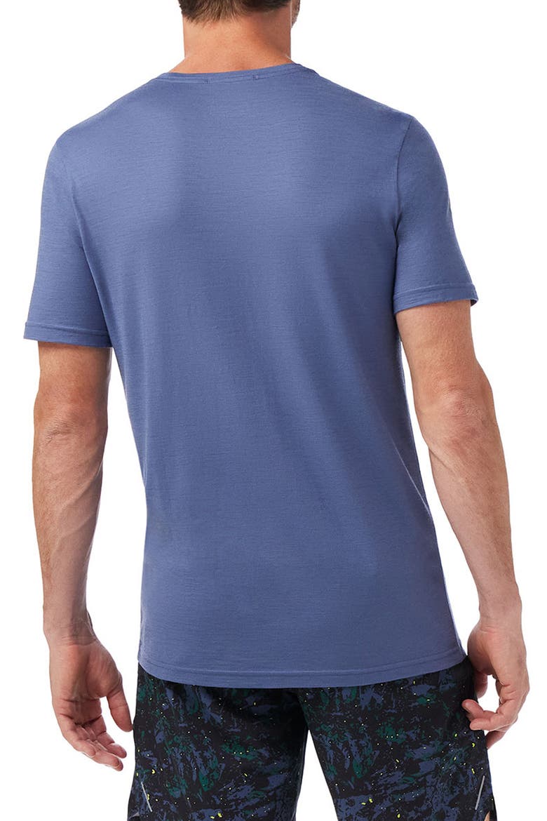 Active Performance Wool Blend T-Shirt, Alternate, color, NIGHTFALL BLUE