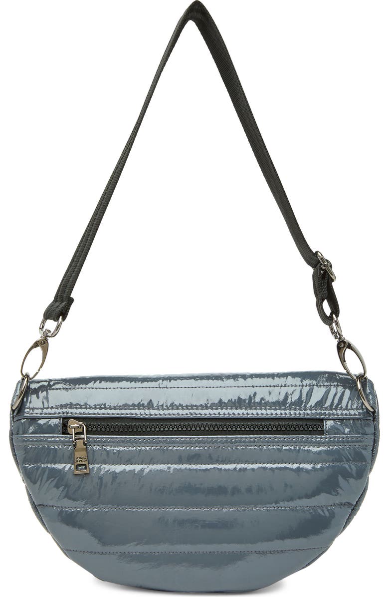 THINK ROYLN Little Runaway Shoulder Bag, Alternate, color, Carbon Patent