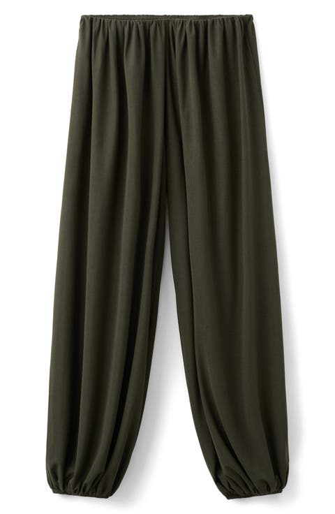 Pleated Balloon Pants