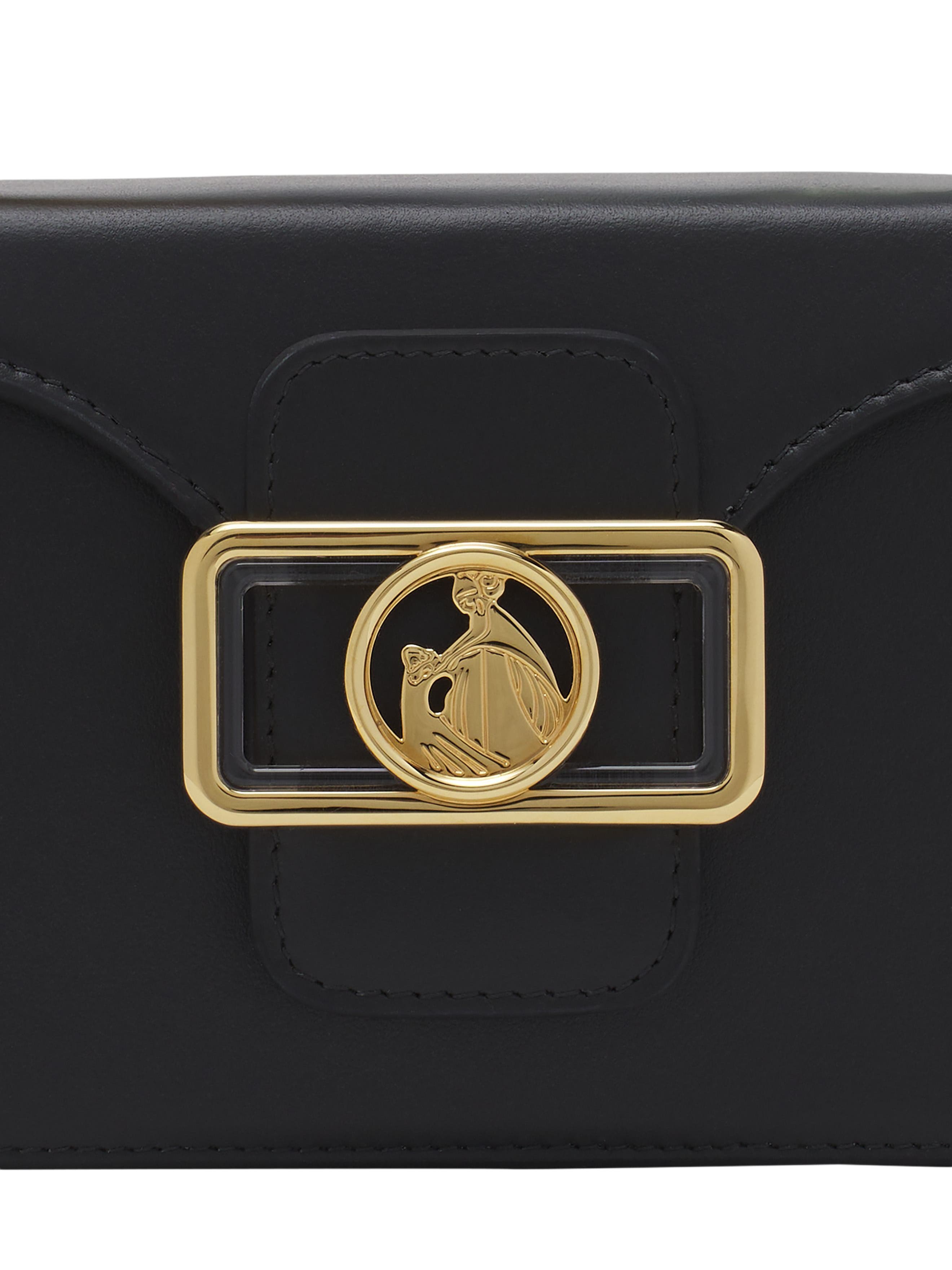 Lanvin Pencil Cat Nano Leather Bag With A Bi-Material Cat, Alternate, color, 