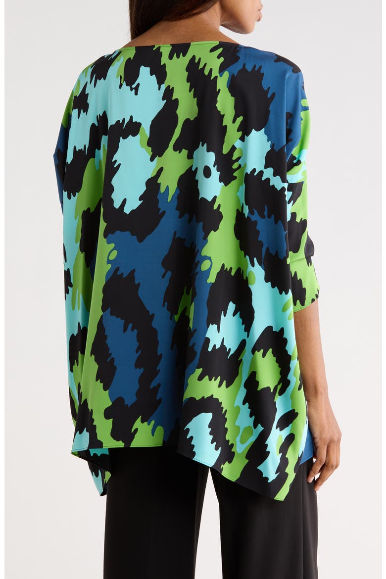 Diane Silk Blend Tunic Top, Alternate, color, JUNGLE CAT LARGE