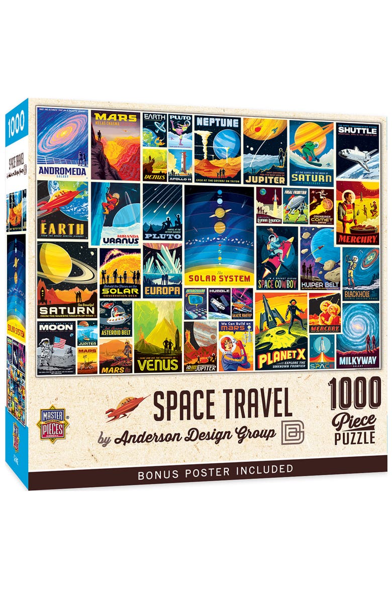 Space Travel 1000 Piece Jigsaw Puzzle, Main, color, Multicolor