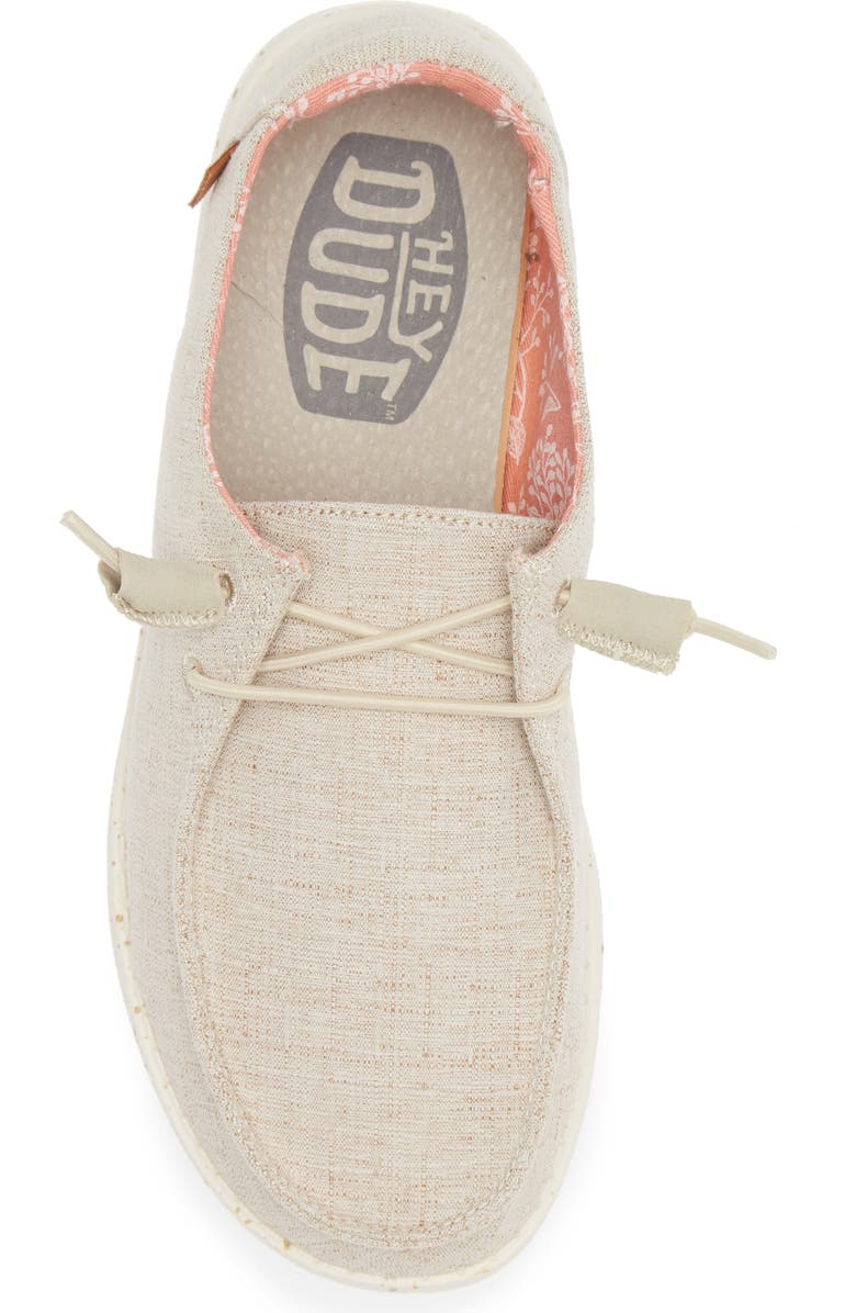Hey Dude Wendy Chambray Boat Shoe, Alternate, color,