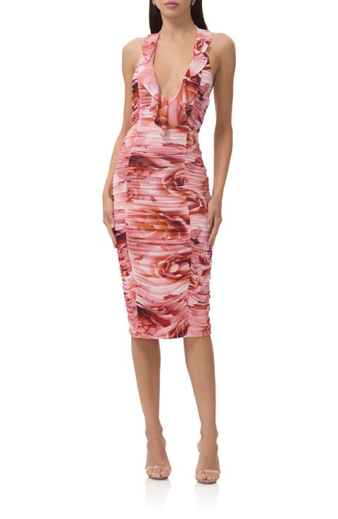 Balmer Ruched Halter Dress