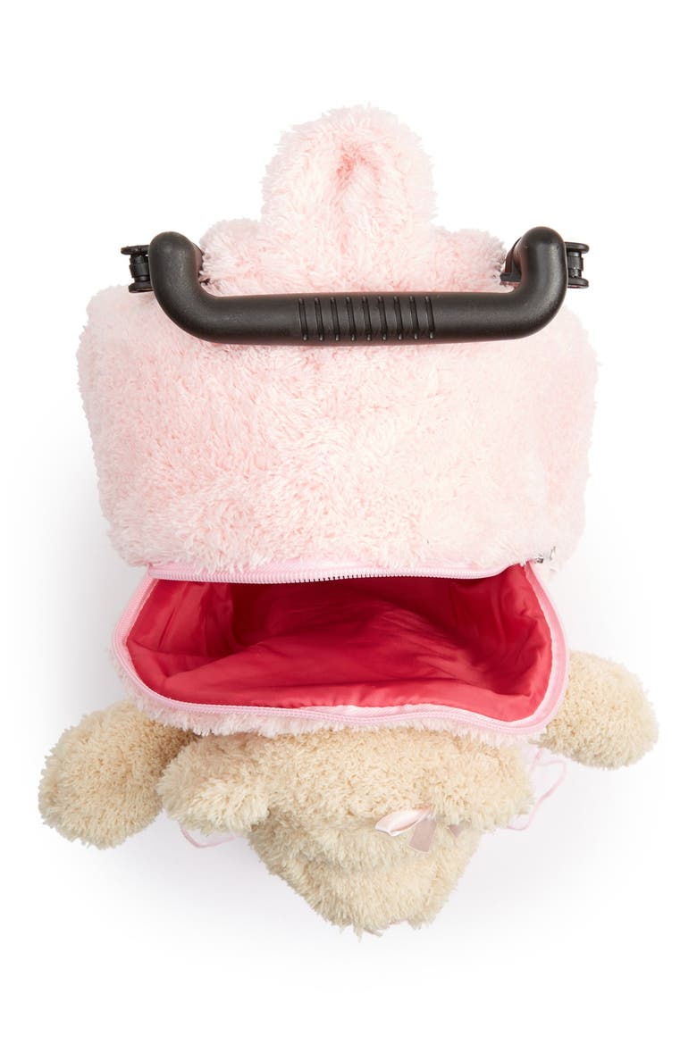 'Trolley - Ballet Bear' Rolling Backpack, Alternate, color, PINK