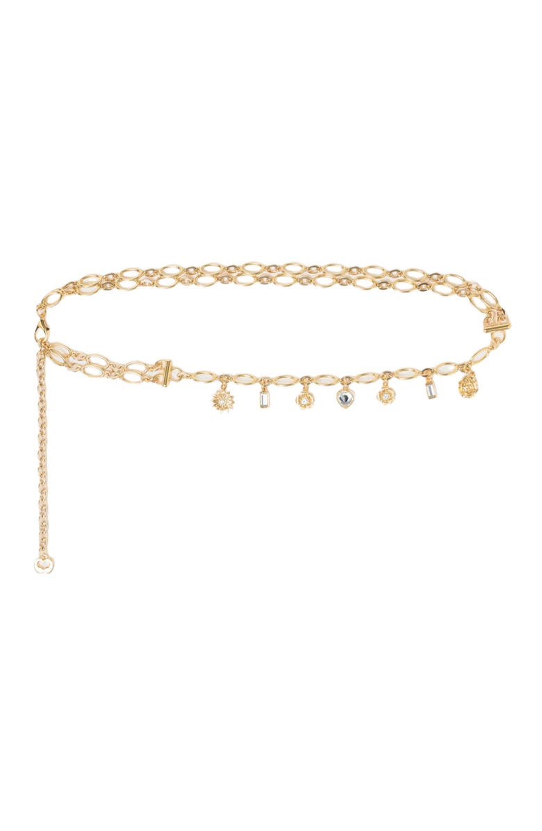 maje Double chain belt with charms, Main, color, Gold