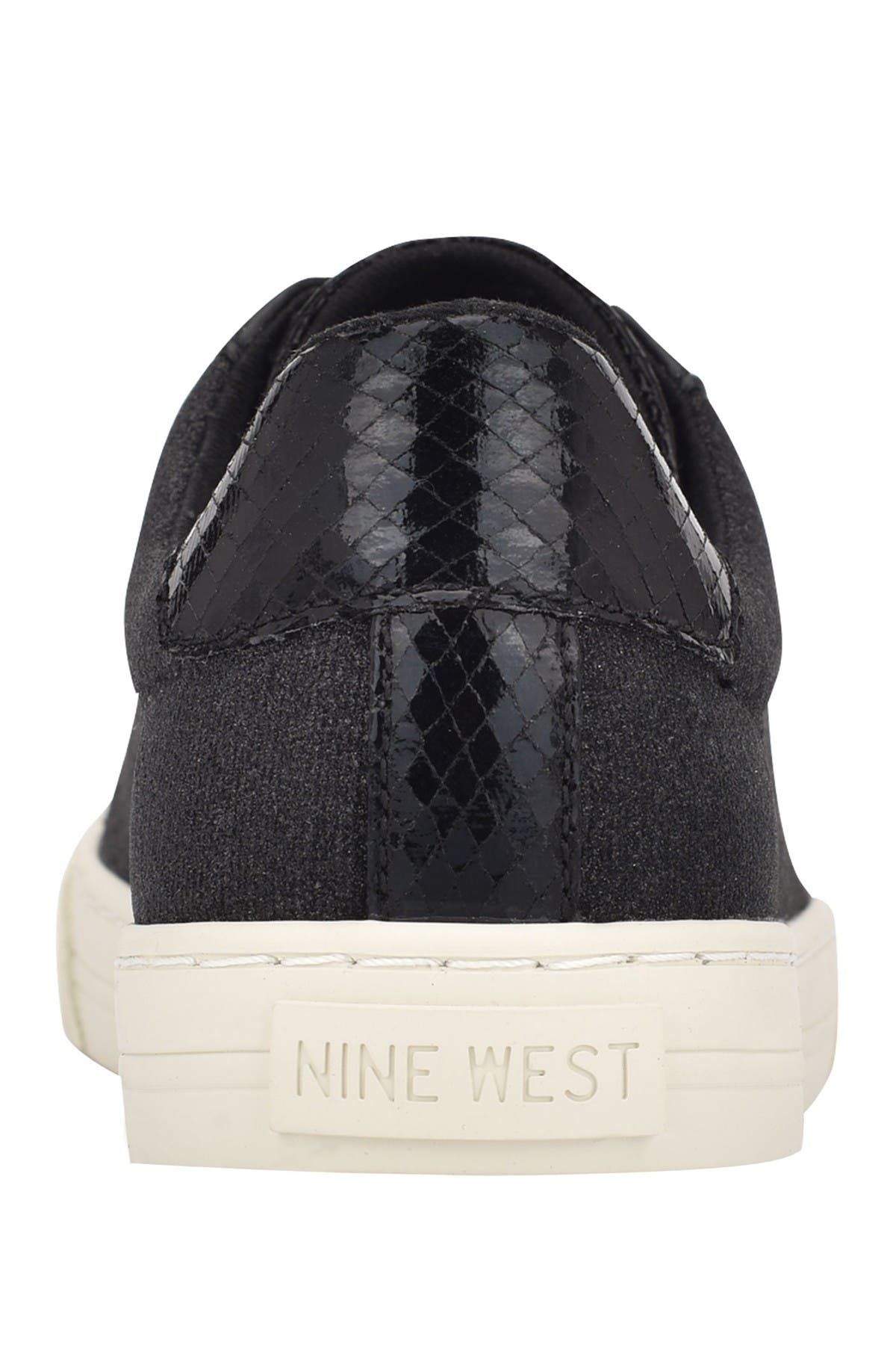 Nine West Layna Snakeskin Embossed Sneaker, Alternate, color, 