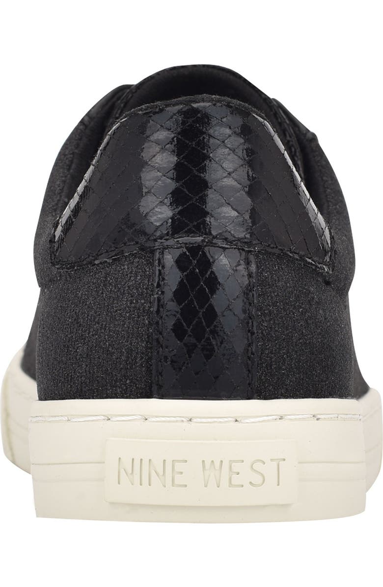 Nine West Layna Snakeskin Embossed Sneaker, Alternate, color,