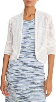 NIC+ZOE Mesh Stitch Cocoon Cardigan