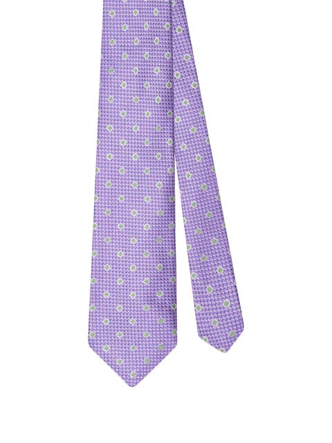 Robert Square Jacquard Necktie