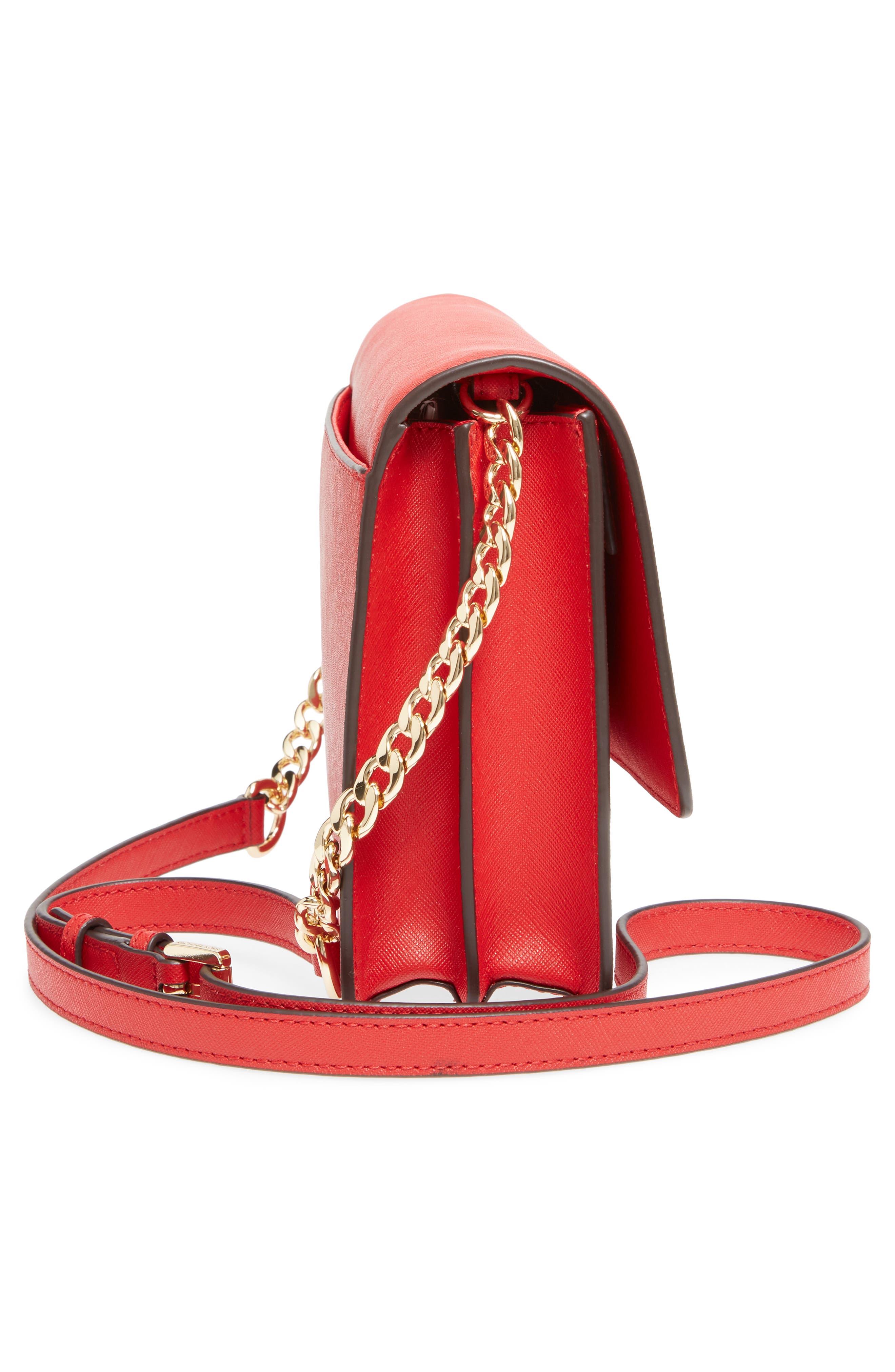 MICHAEL Michael Kors Large Daniela Leather Crossbody Bag, Alternate, color, 