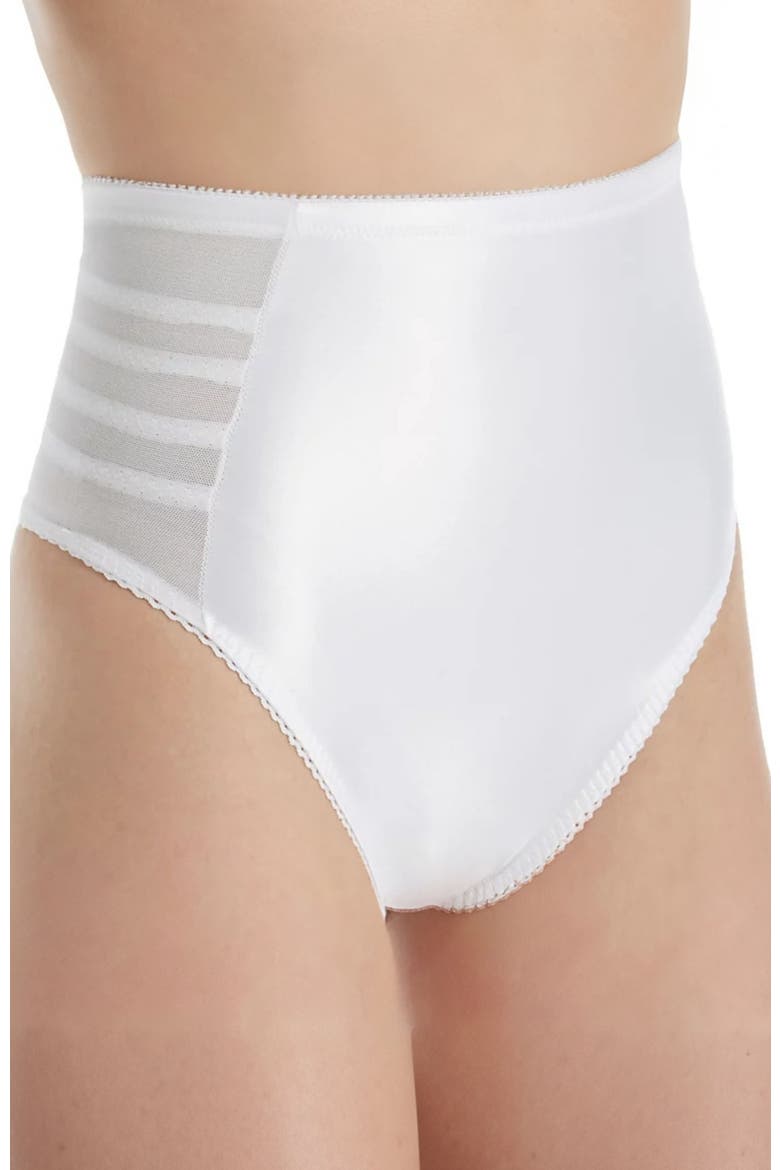 Firm Shaping High Waist Thong, Main, color, White